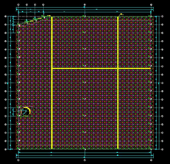 朝阳东营金岭化工大王煤棚网架